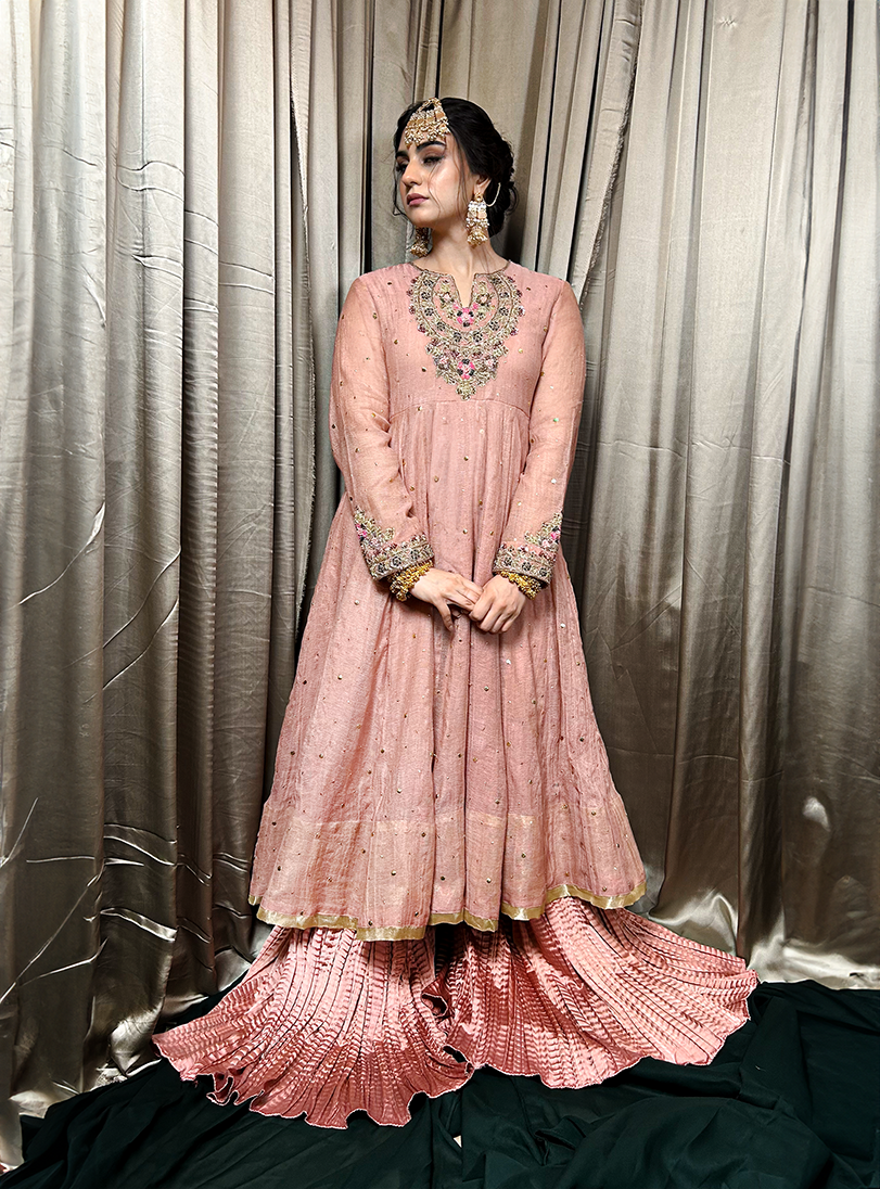 Dusty Pink Anarkali