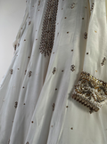 White Anarkali