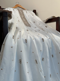 White Anarkali
